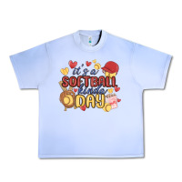 Grape Ice it's a softball kinda day Urban Heavy Tee - MaliasSmallBusiness