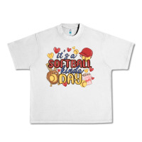 Lunar Rock it's a softball kinda day Urban Heavy Tee - MaliasSmallBusiness
