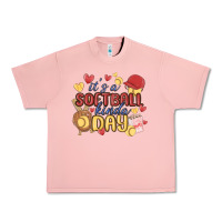 Salmon it's a softball kinda day Urban Heavy Tee - MaliasSmallBusiness