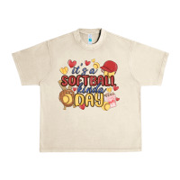 Sandshell it's a softball kinda day Urban Heavy Tee - MaliasSmallBusiness