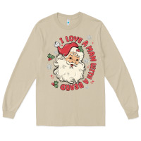 Mushroom i love a man with a beard Long Sleeve Tee - MaliasSmallBusiness