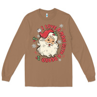 Toasted Coconut i love a man with a beard Long Sleeve Tee - MaliasSmallBusiness