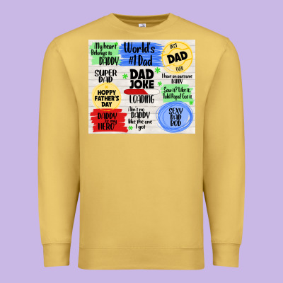 Dad Joke Loading Premium Sweatshirt Designed By Tumblerdesignbyshophia