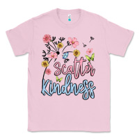 Bubblegum Pink scatter kindness Classic Tee - MaliasSmallBusiness
