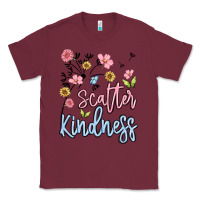 Burgundy scatter kindness Classic Tee - MaliasSmallBusiness