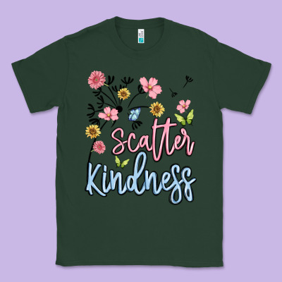 Scatter Kindness Classic Tee Designed By Maliassmallbusiness
