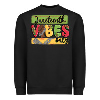 Black juneteenth vibes only Heavyweight Sweatshirt - MaliasSmallBusiness