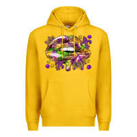 Lemon Mardi Gras lips Premium Hoodie - HowdyJamesFarm