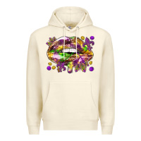 Sandshell Mardi Gras lips Premium Hoodie - HowdyJamesFarm