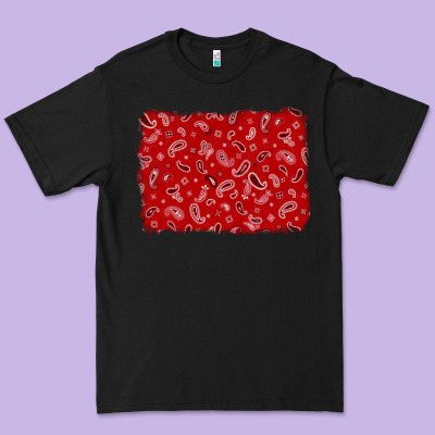 Bandana Background Premium Tee Designed By Adodesignshop