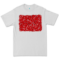 Dove Grey bandana background Premium Tee - AdoDesignShop