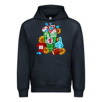 Navy Football Frappe Urban Hoodie - FaDigitalArtStudio