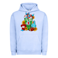 Pigment Grape Ice Football Frappe Urban Hoodie - FaDigitalArtStudio