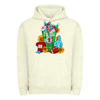 Pigment Pistachio Football Frappe Urban Hoodie - FaDigitalArtStudio