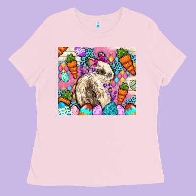 Easter Bunny Tumbler Easter Day Ladies Tee Designed By Neo Western