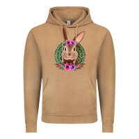Vintage Camel western leopard and flowers easter bunny Vintage Hoodie - Jasminsmagicworld