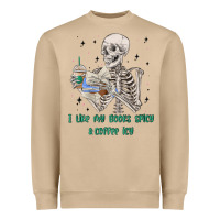 Mushroom i like my books spicy and coffee icy Heavyweight Sweatshirt - MaliasSmallBusiness