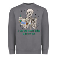 Storm i like my books spicy and coffee icy Heavyweight Sweatshirt - MaliasSmallBusiness