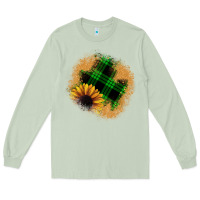 Matcha sunflower christmas patch Long Sleeve Tee - JahusDesignShop
