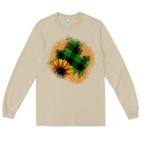 Mushroom sunflower christmas patch Long Sleeve Tee - JahusDesignShop