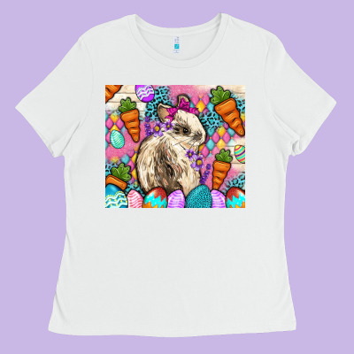 Easter Bunny Tumbler Easter Day Ladies Tee Designed By Neo Western