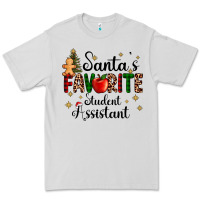 Dove Grey santa's favorite student assistant Premium Tee - AdoDesignShop