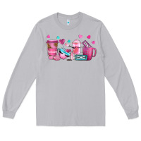 Moon Dust lash hustler with eyelashes coffee cups Long Sleeve Tee - NancyCooperArtShop