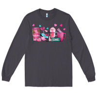 Smoke lash hustler with eyelashes coffee cups Long Sleeve Tee - NancyCooperArtShop