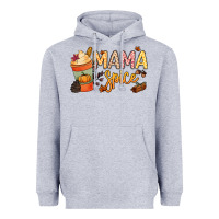 Heather Grey Mama spice Heavyweight Hoodie - NancyCooperArtShop