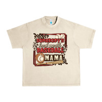 Sandshell somebody's loud mouth baseball mama Urban Heavy Tee - MaliasSmallBusiness
