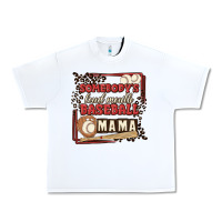 White somebody's loud mouth baseball mama Urban Heavy Tee - MaliasSmallBusiness