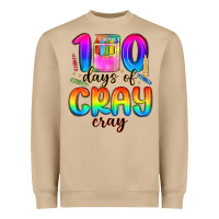 Mushroom 100 days of cray cray Heavyweight Sweatshirt - MaliasSmallBusiness