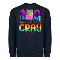 Navy 100 days of cray cray Heavyweight Sweatshirt - MaliasSmallBusiness