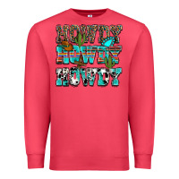 Cardinal Western Howdy Howdy Howdy Premium Sweatshirt - HowdyJamesFarm