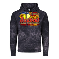 Cloud Black Western American Flag Softball Vintage Hoodie - LillyAllenDesigns