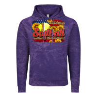 Cloud Purple Western American Flag Softball Vintage Hoodie - LillyAllenDesigns