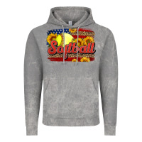 Cloud Rock Western American Flag Softball Vintage Hoodie - LillyAllenDesigns