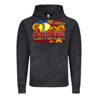 Western American Flag Softball Vintage Hoodie | Teevron