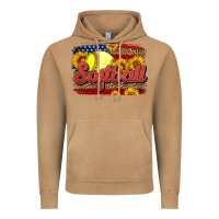 Vintage Camel Western American Flag Softball Vintage Hoodie - LillyAllenDesigns