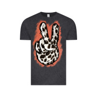 Vintage Black Dalmatians Skin Peace Sign Vintage Tee - Jasminsmagicworld