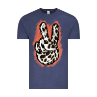 Vintage Denim Dalmatians Skin Peace Sign Vintage Tee - Jasminsmagicworld