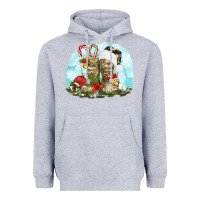 Heather Grey army boots christmas Heavyweight Hoodie - texasbilliewilder