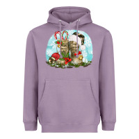 Lavender army boots christmas Heavyweight Hoodie - texasbilliewilder