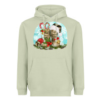 Matcha army boots christmas Heavyweight Hoodie - texasbilliewilder