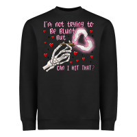 Black not to be blunt but can i hit Heavyweight Sweatshirt - MaliasSmallBusiness