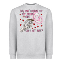 Heather Grey not to be blunt but can i hit Heavyweight Sweatshirt - MaliasSmallBusiness