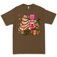 Cacao christmas tree cake and nutcracker with gifts ado Premium Tee - AdoDesignShop