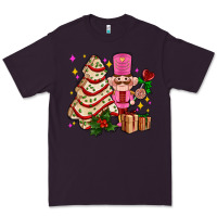Plum christmas tree cake and nutcracker with gifts ado Premium Tee - AdoDesignShop