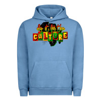 Pigment Pebble Blue Do it for the culture Urban Hoodie - FaDigitalArtStudio