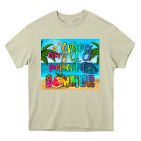 Mossy enjoy every moment of summer Heavy Core Tee - HRA Design Shop